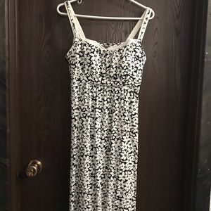 Casual Blue/White Dress